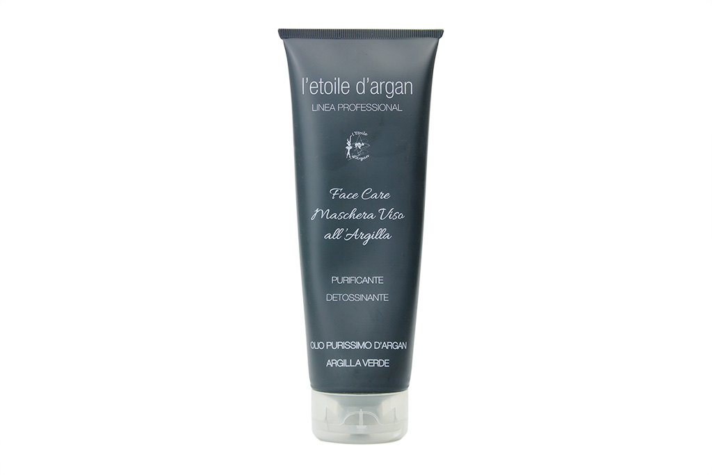 Maschera viso argilla